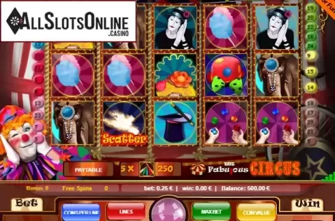 Screen2. The Circus from Portomaso Gaming