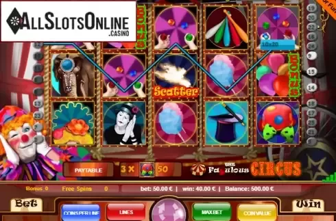Screen3. The Circus from Portomaso Gaming
