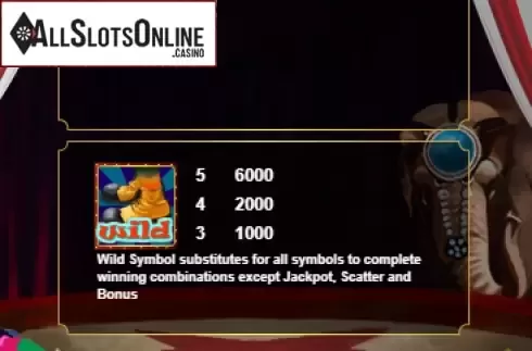 Screen5. The Circus (9) from Portomaso Gaming