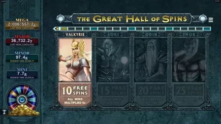 Thunderstruck II Mega Moolah slot screenshot 5