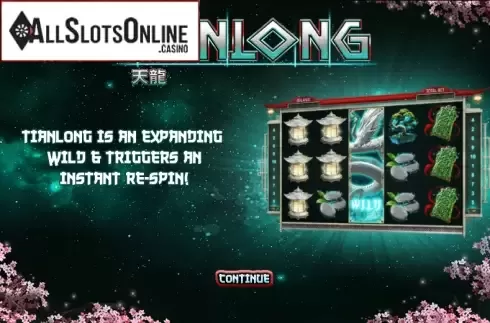 Game features. Tianlong from GamesLab
