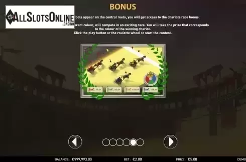 Bonus game screen