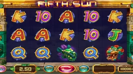 Under the Fifth Sun slot screenshot 1