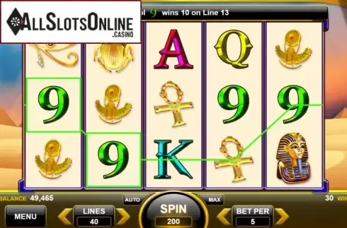 Win Screen 2. Wealth of the Nile from Spin Games