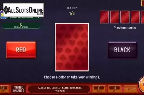 Risk game screen