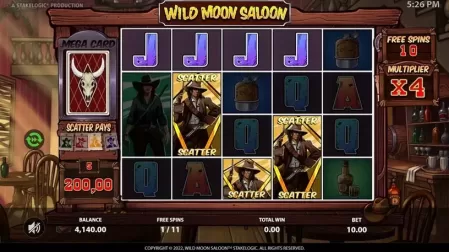 Wild Moon Saloon slot screenshot 5