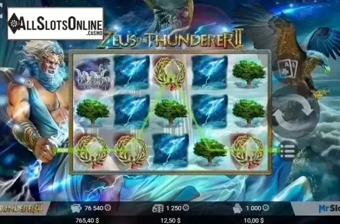 Screen5. Zeus the Thunderer II from MrSlotty