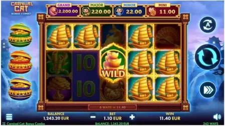 Carnival Cat: Bonus Combo slot screenshot 3