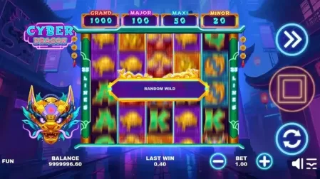Cyber Dragon slot screenshot 3