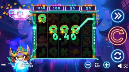 Cyber Dragon slot screenshot 5