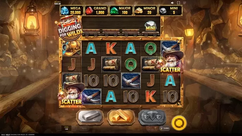 Digging for Wilds slot screenshot 2