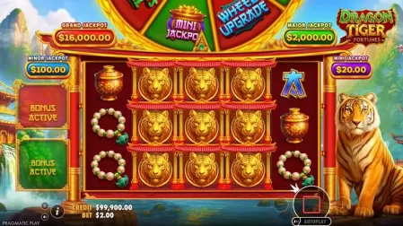 Dragon Tiger Fortunes slot screenshot 2