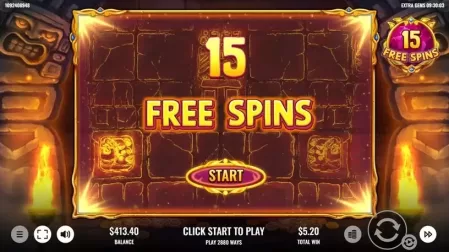 Extra Gems slot screenshot 5