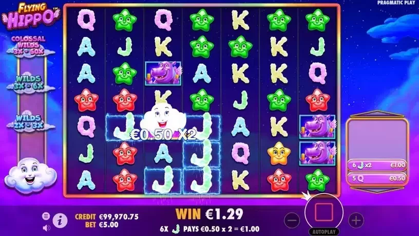 Flying Hippo slot screenshot 2