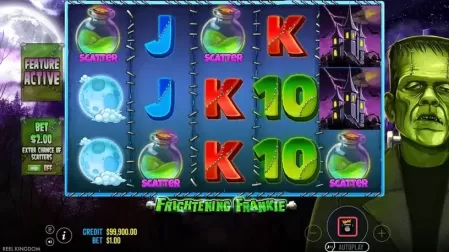 Frightening Frankie slot screenshot 2
