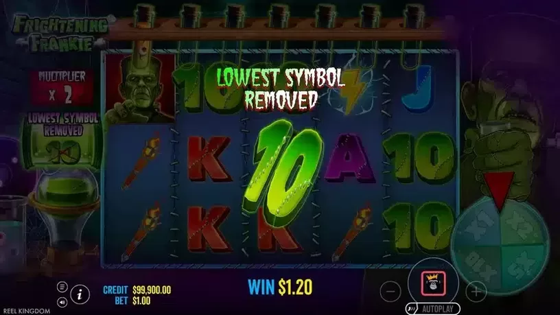Frightening Frankie slot screenshot 4