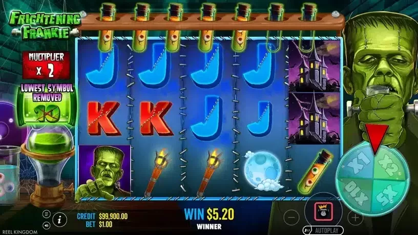 Frightening Frankie slot screenshot 5