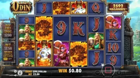 Fury of Odin Megaways slot screenshot 2