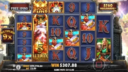 Fury of Odin Megaways slot screenshot 7