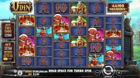 Fury of Odin Megaways slot screenshot 1
