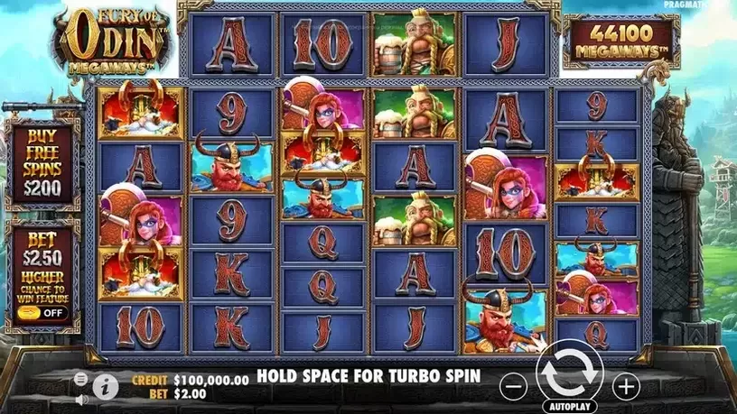 Fury of Odin Megaways slot screenshot