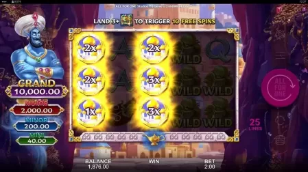 Genie's Link&Win 4Tune slot screenshot 3