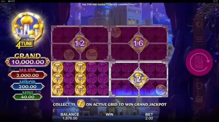 Genie's Link&Win 4Tune slot screenshot 1