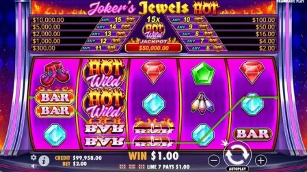 Joker's Jewels Hot slot screenshot 3