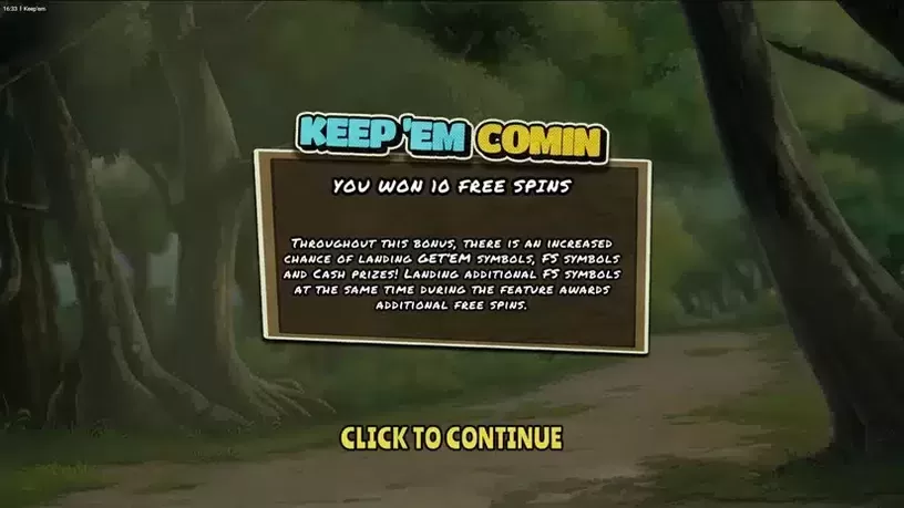 Keep 'Em slot screenshot 2