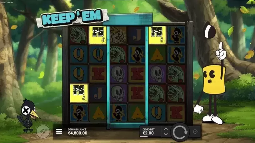 Keep 'Em slot screenshot 1