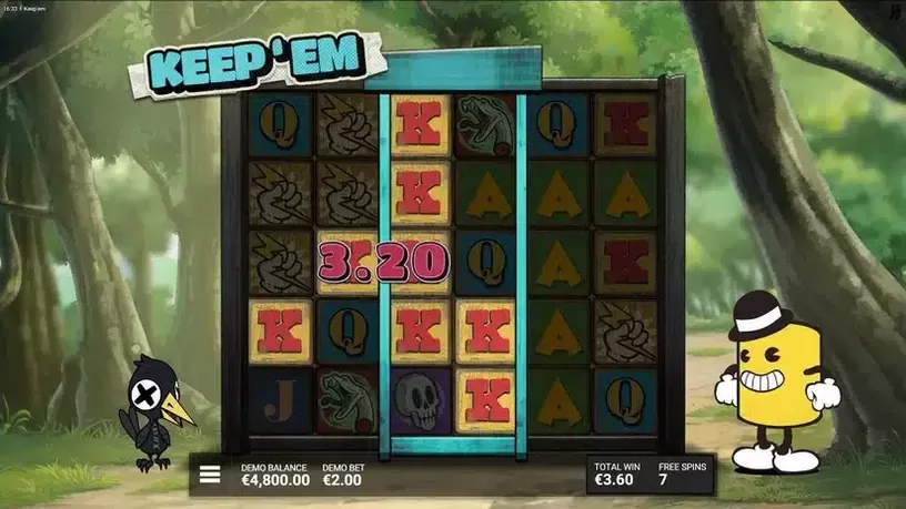 Keep 'Em slot screenshot 3