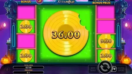 Monster Disco XtraHold slot screenshot 7