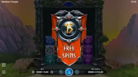 Northern Temple slot screenshot 3