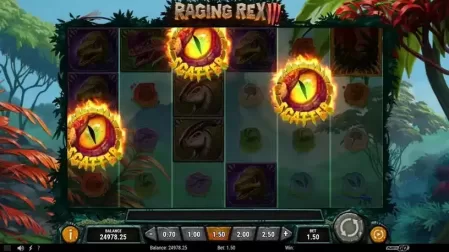 Raging Rex 3 slot screenshot 2