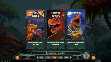Raging Rex 3 slot screenshot 3