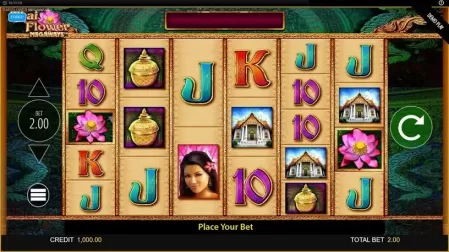 Thai Flower Megaways slot screenshot 1