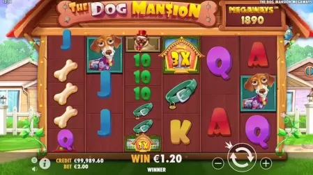 The Dog Mansion Megaways slot screenshot 2