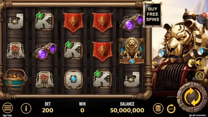 Tiger Train slot screenshot 1