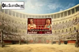 Screen1. 10-Line Coliseum Poker from GamesOS