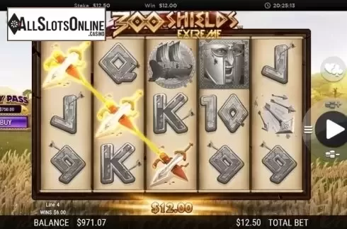 Win Screen. 300 Shields Extreme from NextGen