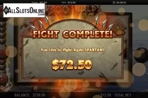 Free Spins Win. 300 Shields Extreme from NextGen