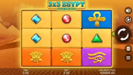3×3 Egypt: Hold the Spin slot screenshot 1