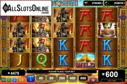Reel Screen. 40 Almighty Ramses II from EGT