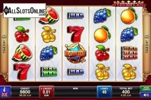 Reel Screen. 40 Cherry King from FUGA Gaming