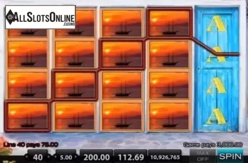 Reel Screen. Aegean Sunset from High 5 Games