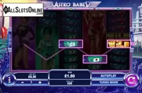Wild screen. Astro Babes from Playtech