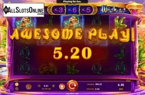 Win Screen 1. Azrabah Wishes from GameArt