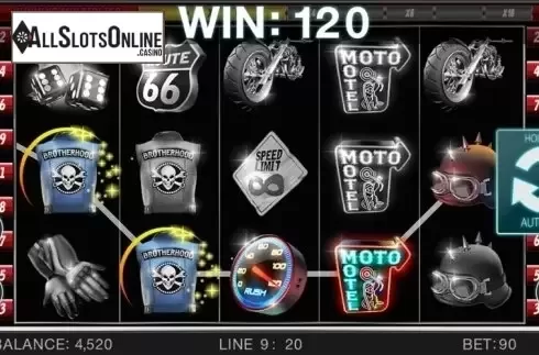 Screen 5. Bikers Gang from Spinomenal