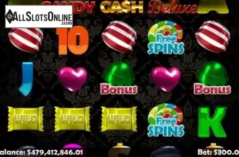 Reel Screen. Candy Cash Deluxe from Mobilots