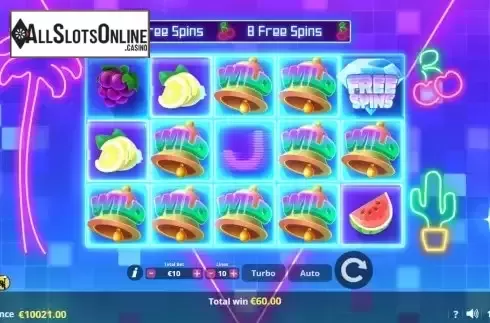 Free Spins GamePlay Screen